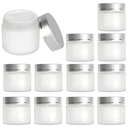 5g 10g 15g 20g 30g 50g Frosted Glass Bottle Cosmetic Jar Portable Sample Bottles Storage Travel Packaging Container for Eyeshadow Cream Lotion