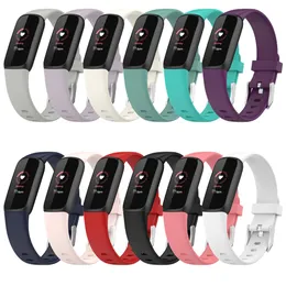 For Fitbit luxe Soft Silicone Watch Strap Replacement Wrist Watch Band Watchband Wristband Bands