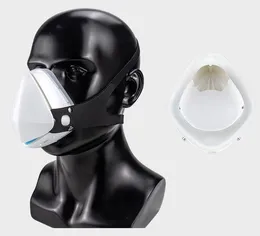 2021 HW293 Inteligentny zawór oddychający na rowerze Maska elektryczna Anti-Haze i Anti-Smoke 4 Layer Filtr Deluxe Eectronic Maski