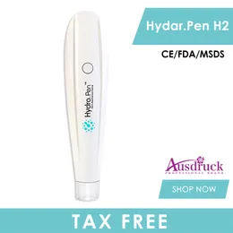 Caneta Hydra H2 sem fio sérico Derma Caneta MicroneEdling Derampen Hydrapen com Soros de Tinta Automática Selo Derma