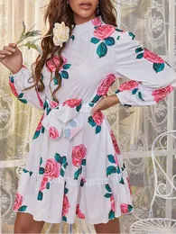 Vestidos Casuais Shein Vestidos Mujer Verano 2021 Rose Imprimir