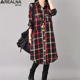 blouses woman Autumn plaid shirt women vintage kimono long cardigan outerwear womens tops and blusa mujer 210719