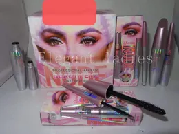 Maskara Eyeliner Kalem Sıvı Kaş 3 1 Set Uzun Siyah Uzatma Lashes Blossom Charm