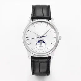 39mm Ultra Thin 9,9mm Män Watch Moon Moonphase Månadskift Automatisk 925 Q1368420 GF Toppkvalitet V3 Armbandsur Sapphire Vattentät Orologio di Lusso