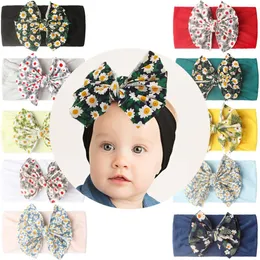 Mädchen Blumenbogen Stirnbänder Kinder Bowknot Prinzessin Große Haarband 2021 Zubehör Kinder Boutique Haarbänder