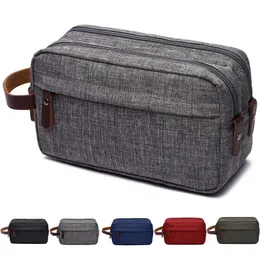 Soperwillton Men's Toiletry Bag Travel Dopp Kit Bathroom Overnight Shaving Organizer for Toiletries #T02 211118