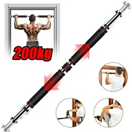 200 kg Drzwi Horyzontalne Bary 60-100 cm Stal Regulowany Trening dla Domu Siłownia Workout Sport Fitness Pull Up Sprzęt barowy 1282 Z2