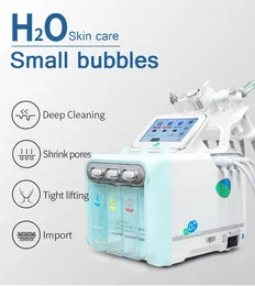 NV-W05X H2O2 6 in 1 small bubble aqua peeling dermabrasion blackhead remover vacuum hydr machine for face