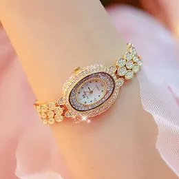 2019 Design élégant marque de luxe mode or diamant montre pour femme G230529