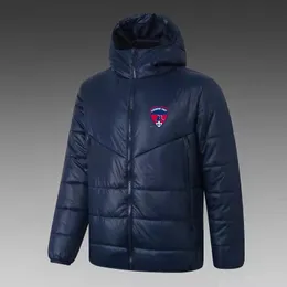 21-22 Clermont Foot Męska kurtka z kapturem Winter Leisure Sport Płaszcz Full Zipper Sport Sport Outdoor ciepłe logo bluzy niestandardowe