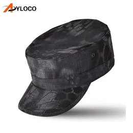 Fãs do Exército Cap -Militar ao ar livre Camuflando cadetes planos Treinamento de campo Treinamento tático Chapéu de caça respirável Snapback