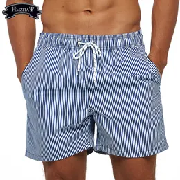 Herrens badkläder Strandbyxor Elastisk midja Snabbtorkande Stettbar Utomhus Running Sport Shorts Surf Swimming Trunks