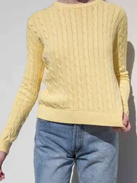 Smukłe dziewczyny eleganckie dzianiny bawełniane swetry wiosna moda damska bomba swetry vintage żeński eleganckie dzianiny kobiet Top 210427
