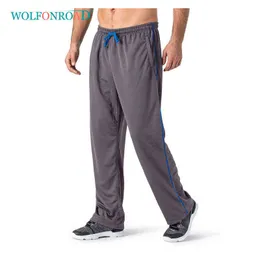 Wolfonroad-Pantalones de Correr Para Hombre Pantaln Portivo Yoga Malla Transpirable Gimnasio Senrismo Camping 0124