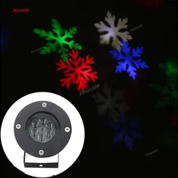 Gräsmatta lampor litwod z27 utomhus snöflinga ledda scen snö ljus vattentät ljus jul semester vit rgb färgbelysning party cd50 t05