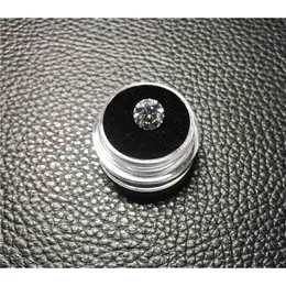 EF Color Moissanite 5mm do 10mm Round Brilliant Cut Luźne Koraliki VVS1 Ring Biżuteria Dokonywanie kamiennych kolczyków