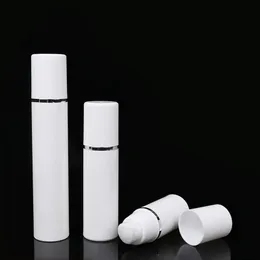 15ml 30ml 50ml高品質のホワイトエアレスポンプボトル - トレール補充可能な化粧品スキンケアクリームディスカーローションパッキングコンテナGF652