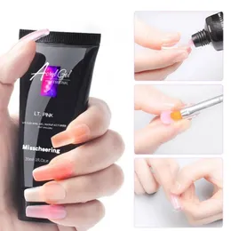 30ml Colorful Nail Gel Builder Crystal Polish Quick Extension Acryl LED Hard Builders Nails Art Gels