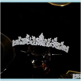 Jewelryasnora Moda Diademi Corone Bambini Ragazza Spettacolo Nuziale Prom Sposa Damigella d'onore Regalo Festa di nozze Gioielli Capelli Aessories Drop Delivery