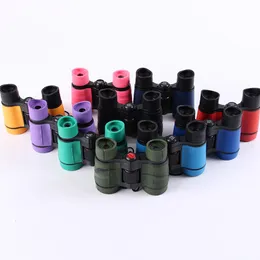 2021 4 x 30 Rubber Children Binoculars mini Magnification Telescope For Kids Outdoor Games Boys Toys Gift