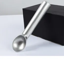 18cm Aluminium Alloy Ice Cream Scoop Spoon Spoons Tools Black Silver Colors Dipper Handle Nonstick Anti Freeze Non Stick CCF7629