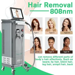 2022 New 600W Super 808 Light Sheer Diode Laser Hair Removal System 808nm 808 Machine