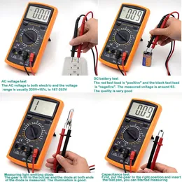 Multimeters Digital Multimeter Tester LCD Display Handheld Volt Meter DT9205A Multifunctional Portable Voltmeter 1pcs AC DC