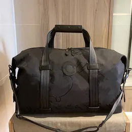 Large Capacity Travel Bag Tote Handbag Women Crossbody Bags Canvas Hihg Quality Zipper Plain Black Long Shoulder Strap Handbags Le270i