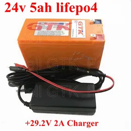 GTKブランド24V 5AH LifePO4充電式バッテリーパック24V用のBMSを使用