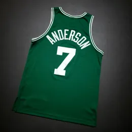 rara maglia da basket uomo gioventù donna vintage Kenny Anderson High School taglia S-5XL personalizzata con qualsiasi nome o numero