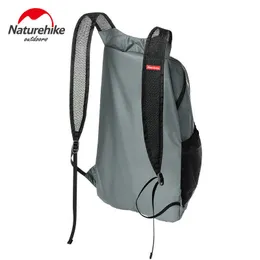 Naturehike Folding Plecak Sport Mężczyźni Podróży Plecak Kobiety Ultralki Przenośne Wodoodporne Wodoodporne Torby Szybkie Suszenie Y0721