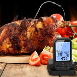 Digital BBQ Thermometer Wireless Kitchen Oven Cooking Grill Smoker with Probe and Timer Temperature Alarm