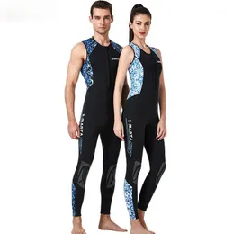 Swim Wear Männer Frauen 3mm Neopren Neoprenanzug Sleeveless Einteiliges Front Zip Lange John Für Scuba Tauchen Surfen Schwimmen An