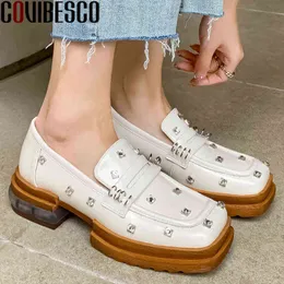 Платье Обувь Covibesco Режим STRASS VROUWEN Pompen Lente Zomer Werken Toevallige Lederen Schoenen Vrouw Nieuwe Brand Design 220303