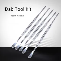 Metal carving Dab Tool Kit Wax Dabber Spoon Cleaning Tool for dab oil rig glass bong water pipe