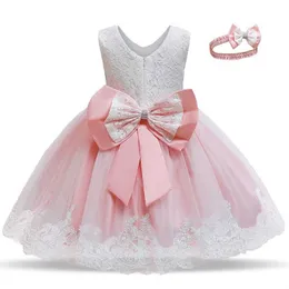 Dzieci Dziewczyny Sukienka Princess Summer Girls Party Elegancka Dress Dla Girl Wedding Birthday Flower Dzieci Baby Girl Clothes Vestidos Q0716