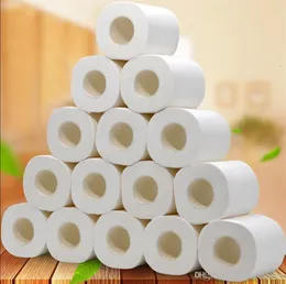 10 rotoli per la spedizione veloce strati di carta rotolo di carta per la casa in casa carta per toilette primaria in legno per lacinea tisole rotolo di tessuto fs9504