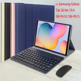Capa de Teclado Capa para Samsung Galaxy Tab S7 11 S6 Lite 10.4 S6 S4 S5e 10.5 P615 T865 T835 T875 T725 com Bluetooth
