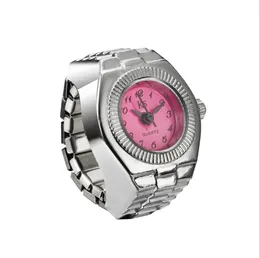 الساخنة بيع Smple Universal Ring Watch Alloy Creative Quartz Womens Wristwatches Loves Watches KS بالجملة