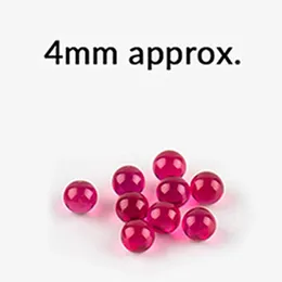DHL 4mm Ruby Terp Pearl Spin Ball Smoking Dab Spinning Insert Bead Per Quartz Banger Nail Rigs Water Bong