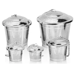 Stainless Steel Tea Ball Strainer Mesh Herbal Infuser Filter Tea Leaf Spice for Teapot Kitchen Tool