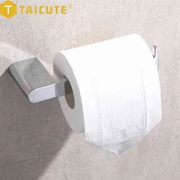 Taicetute Heavy Duty Papier WC Ze Stali Nierdzewnej Wieszak Tkanki Wieszak W WC Akcesoria łazienkowe 210720