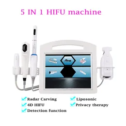 High Quality 5 In 1 4D Hifu Face Lift Vaginal Tightening Liposonix Body Slimming Vmax Skin Rejuvenation Beauty Machine