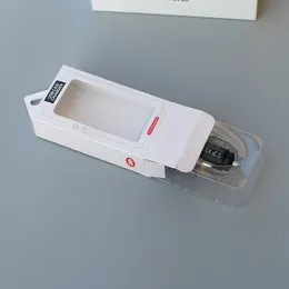 Anpassad logotypelektronisk förpackning Bil Charger Packing Paper Box med plast PVC -fönster AS314