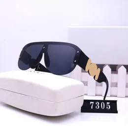 Modedesignerin für Männer Damen Vollerfrist Feiertags Sommer -Sonnenbrille polarisiertes Glas V Sonnenbrille 2024