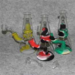 7.4 "Silikonowa rura palenia Shisha Hoockha Silicon Bong Rury wodne Przenośne Haisah Oil Dab Rig Nieprzeciwka fabryka Cena