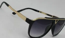 2021 hett säljande mode män kvinnor solglasögon 0938 fyrkantig platta metallram UV400 Shades gafas de sol Märke Metal Solglasögon