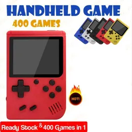Mini Handheld Game Console Retro Portable Kan lagra 400 i 1 spel 8 bit 2,7 tum färgstark LCD-vagga lager