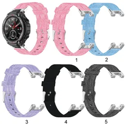 Canvas Strap for Huami Amazfit T-Rex Pro Bracelet Replacement Band for Amazfit T Rex Smart Watch Wrist Strap Case Accessories