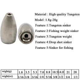 Tungsten Flipping Weights Set Enhanced Sensitivity Bass Fishing